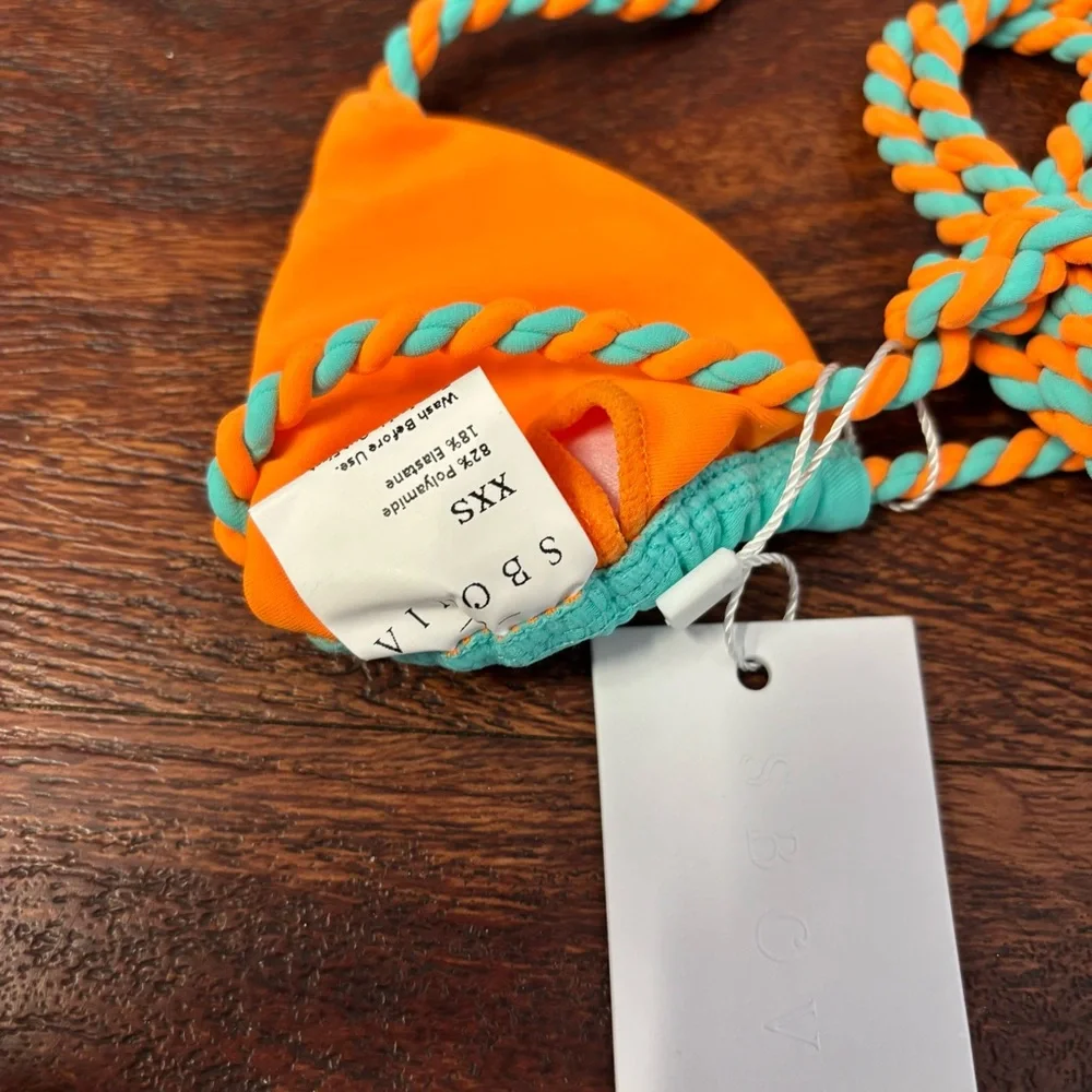SBOVIA Tropical Sunset Bikini Swimsuit‎ Size XXS
